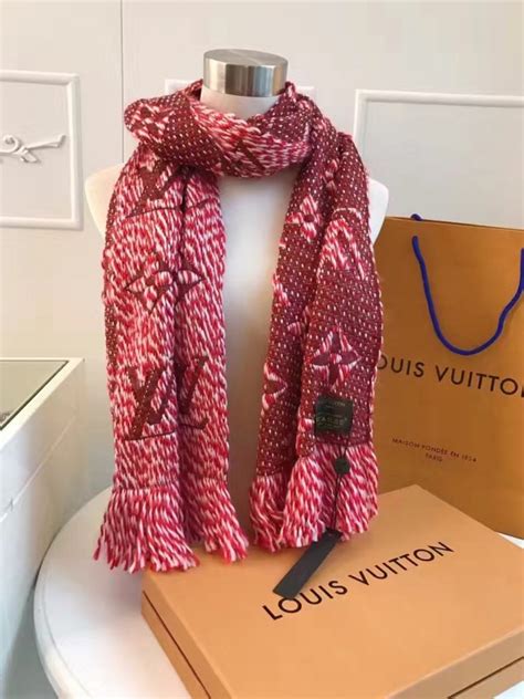 louis vuitton scarf red replica|louis vuitton scarf dupe.